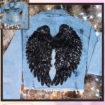Jaqueta Jeans customizada - Asa Black